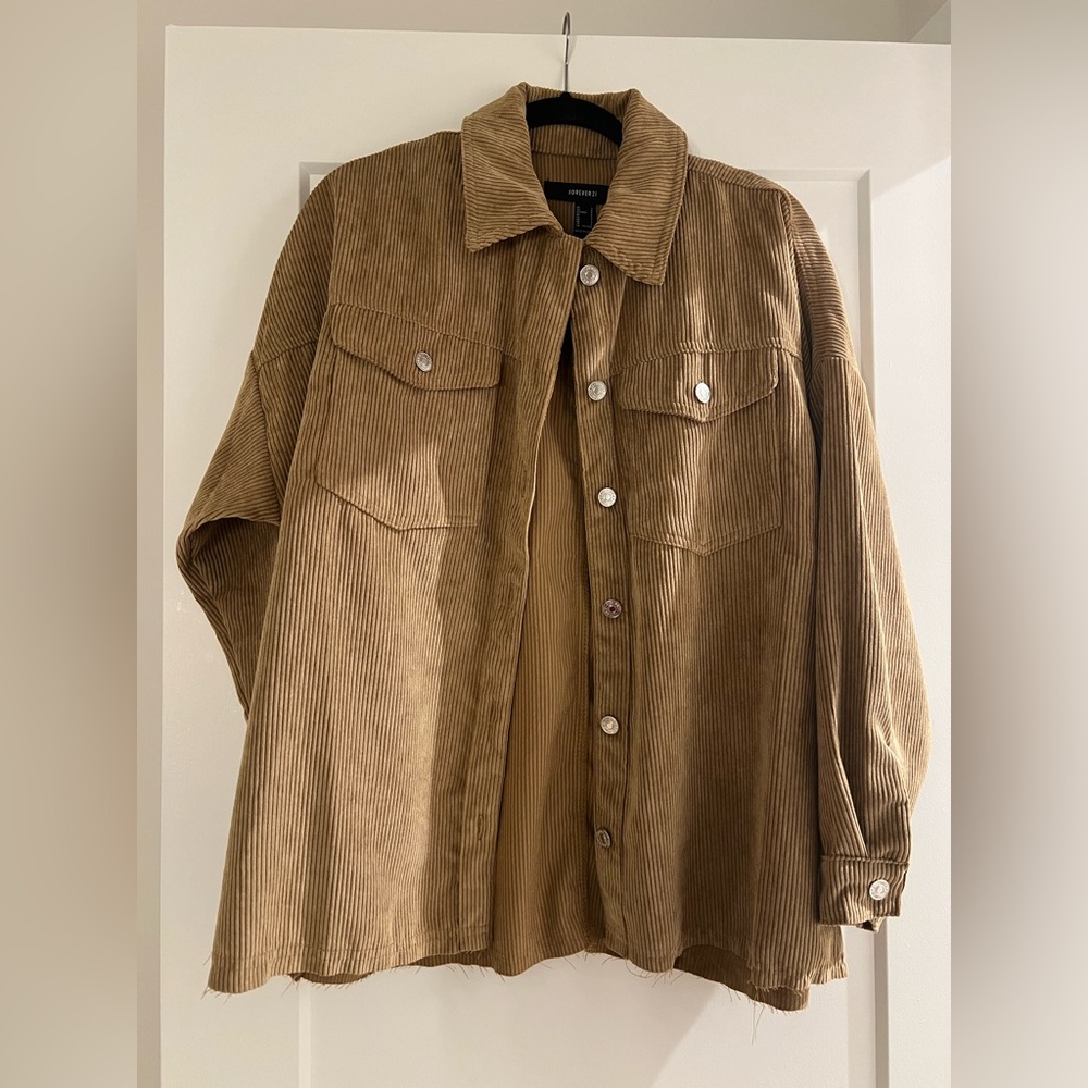 Light Brown Forever 21 Shacket